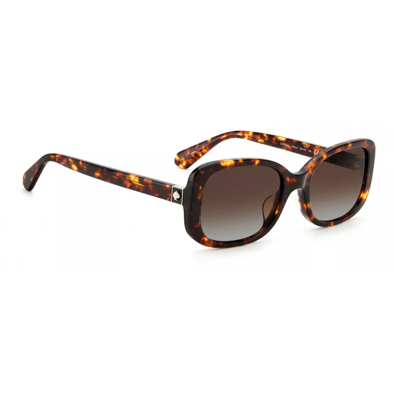 KATE SPADE Dionna Damen-Sonnenbrille S06JF2L Havana Acetat Braun Verlauf 52mm