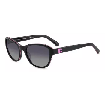 Kate Spade Golda GOLDA-G-S-807 Damen-Sonnenbrille - Cat-Eye-Acetatrahmen, braune Verlaufsgläser, 56 mm