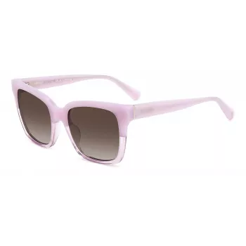 Kate Spade Harlow Damen-Sonnenbrille GSB3V - Havanna-Acetatrahmen, braune Gradientengläser, 55/20/140 mm