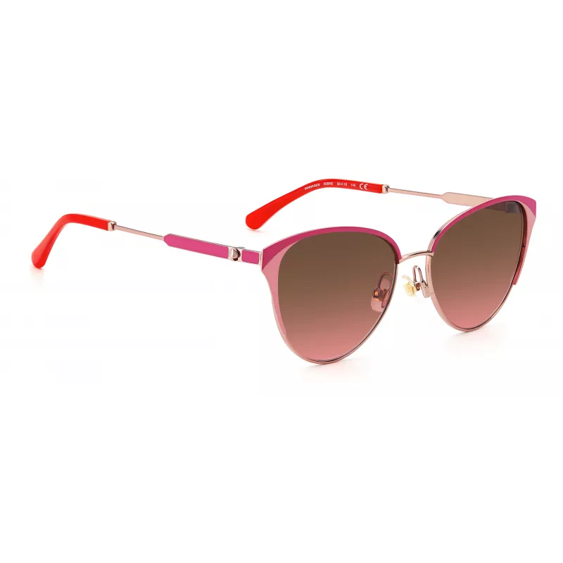 Kate Spade IANNA/G/S Damen-Sonnenbrille - Schwarzer Rahmen, graue Gläser, 56/17/140 mm