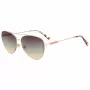 Kate Spade Janece Damen-Sonnenbrille JANECEGS3YG - Havana Acetatrahmen, braune Gradientengläser, 58 mm