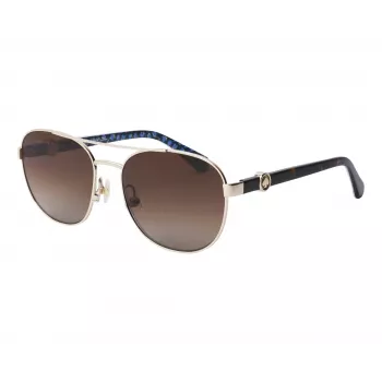 Kate Spade Raglan Damen-Sonnenbrille - Eckiger Acetatrahmen - UV400-Schutz - 56/17/140 mm