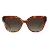 KATE SPADE SAVANNAGSIPRF Damen-Sonnenbrille - Havanna-Acetatrahmen, braune Verlaufsgläser, 57/17/140 mm