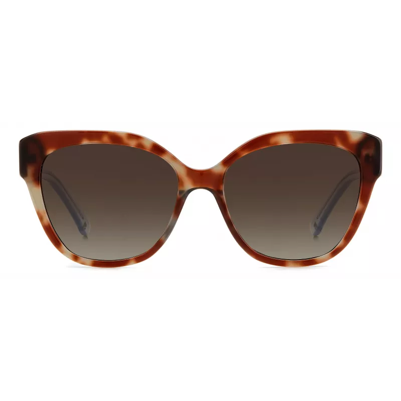 KATE SPADE SAVANNAGSIPRF Damen-Sonnenbrille - Havanna-Acetatrahmen, braune Verlaufsgläser, 57/17/140 mm