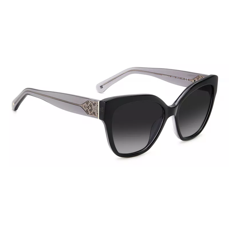Kate Spade Savannah GS807F Damen-Sonnenbrille - Dunkel-Havanna Acetatrahmen mit braunen Gradientengläsern 57/17/140 mm