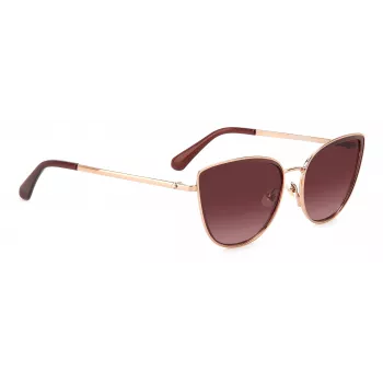 Kate Spade Staci Cat Eye Sonnenbrille Havana Braun Verlauf 56mm