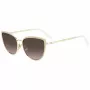 KATE SPADE Staci Damen-Sonnenbrille, eckig, Schwarz-Grau Verlauf, 56 mm