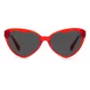 Kate Spade Velma Damen-Sonnenbrille VELMASC9AF7IR Schwarzer Rahmen Graue Verlaufsgläser 57/17/140 mm