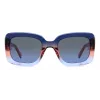 KATE SPADE Damen Bellamy Quadratische Acetat-Sonnenbrille Havana Brown Gradient 52mm