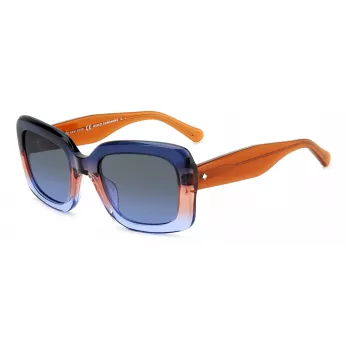 KATE SPADE Damen Bellamy Quadratische Acetat-Sonnenbrille Havana Brown Gradient 52mm