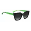 Kate Spade Damen CAMRYNS7ZJF09 Eckige Acetat-Sonnenbrille mit grauen Gradientengläsern