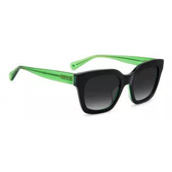 Kate Spade Damen CAMRYNS7ZJF09 Eckige Acetat-Sonnenbrille mit grauen Gradientengläsern
