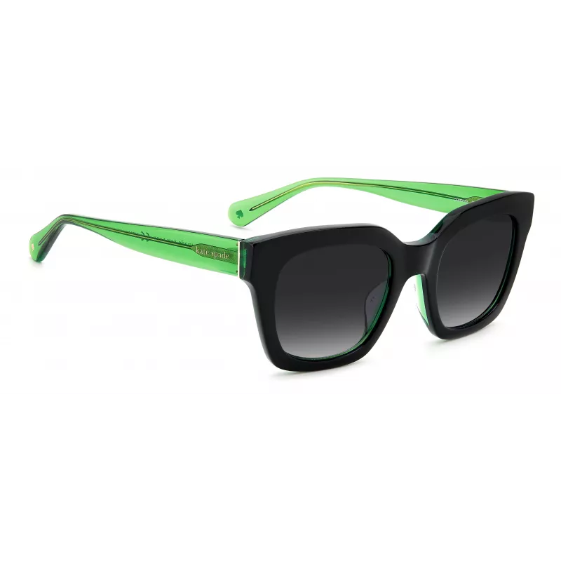 Kate Spade Damen CAMRYNS7ZJF09 Eckige Acetat-Sonnenbrille mit grauen Gradientengläsern