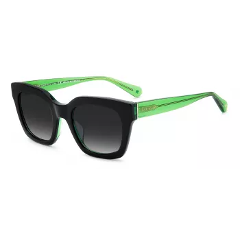 Kate Spade Damen CAMRYNS7ZJF09 Eckige Acetat-Sonnenbrille mit grauen Gradientengläsern
