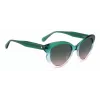 KATE SPADE Damen Elina Cat Eye Sonnenbrille - Schwarzer Rahmen, grau verlaufende Gläser 53mm