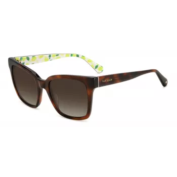 KATE SPADE Damen Harlow Sonnenbrille GS086F5 - Quadratischer Acetatrahmen 55/17/140 mm