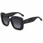 KATE SPADE Damen-Sonnenbrille Josey - Schwarzer Acetatrahmen, grau verlaufende Gläser, 50 mm