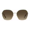 KATE SPADE Damen Sonnenbrille KENNAGSLKSF7H - Schwarzer Rahmen, grau verlaufende Gläser 57/17/140 mm