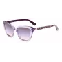 KATE SPADE Damen Lucca eckige Sonnenbrille Havana Acetat braun verlaufende Gläser 55mm