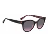 KATE SPADE Damen Nathalie GS807 Sonnenbrille - Schwarzer Acetatrahmen, grau verlaufende Gläser, 55/17/140 mm