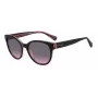 KATE SPADE Damen Nathalie GS807 Sonnenbrille - Schwarzer Acetatrahmen, grau verlaufende Gläser, 55/17/140 mm