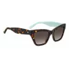 Kate Spade Damen-Sonnenbrille FAYGS086F4HA Havana Acetat Braun Verlauf 54mm