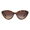 KATE SPADE Damen-Sonnenbrille JUNIGS086F5HA - Schwarzer Acetatrahmen, graue Polycarbonatgläser, 55/17/140 mm