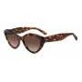 KATE SPADE Damen-Sonnenbrille JUNIGS086F5HA - Schwarzer Acetatrahmen, graue Polycarbonatgläser, 55/17/140 mm