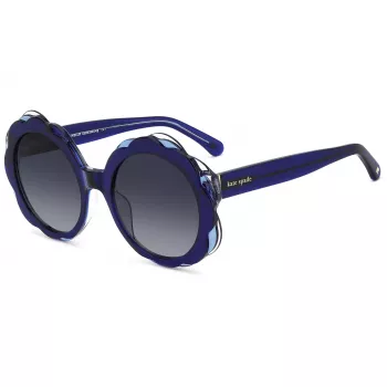 KATE SPADE Damen Vivi 2 Cat Eye Sonnenbrille KSVIVI2GSPJP Havana Braun Verlauf 54mm