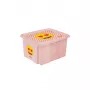 keeeper Box mit Deckel 15L Karolina “Emoji Hearts” 38x29,5x20,5cm Pink