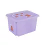 keeeper Box mit Deckel 45L Karolina Capybara 55,5x40x30cm soft purple