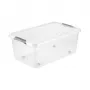 keeeper Box mit Deckel auf Rollen clipbox Leo 59x38x24cm 37L Transparent