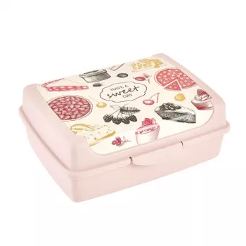 keeeper click-box midi 1L Carla Sweet Day Aufbewahrungsbehälter für Lebensmittel, Pink