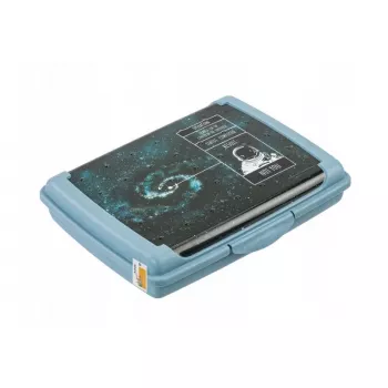 keeeper Aufbewahrungsbehälter Deco-Click-Box Mini 0,5L Carla Cosmos, Nordic Blue