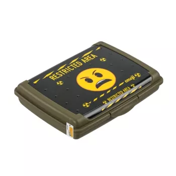 keeeper Aufbewahrungsbox Deco-Click-Box Mini 0,5L Carla Emoji Danger Olive