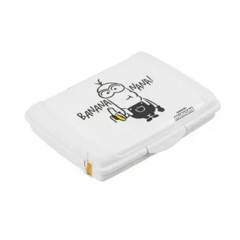 keeeper Aufbewahrungsbehälter für Lebensmittel deco-click-box mini 0,5L Carla Minions Banane 17x13x3,5cm Weiß