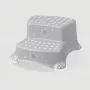keeeper kids Igor Stars 2-Stufen-Hocker, Grau mit Sternenmuster, 120 kg Tragkraft, rutschfeste Füße 1003113019600
