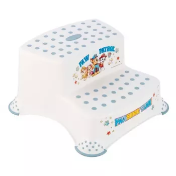 keeeper kids Tritthocker 'Igor' Paw Patrol, Weiß mit Druck, Belastbarkeit 80 kg, rutschfest, 40x37x21 cm