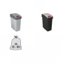 keeeper magne 25L Abfalleimer mit 2-Wege-Schwingdeckel, Silber/Grau 1060416000000