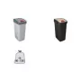 keeeper magne 45 L Abfalleimer mit 2-Wege-Schwingdeckel, Silber/Grau 1060516000000