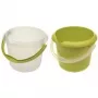 keeeper Mika Runder Reinigungseimer, 5 L, Transparent, Ergonomischer Griff, Integrierte Messskala 1170500100000
