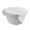 keeeper Rührschüssel mit Antirutsch-Funktion 3,5L Carlotta Ø26x14cm Weiß/Grau