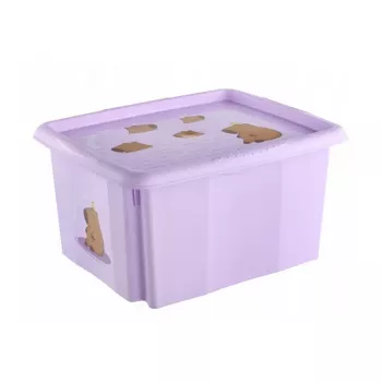 keeeper Aufbewahrungsbox mit Deckel 24L Karolina “Capybara” Soft Purple