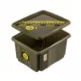 keeeper Aufbewahrungsbox mit Deckel 24L Karolina „Emoji Danger“ Oliv 42,5x35,5x22,5cm
