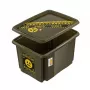 keeeper Aufbewahrungsbox mit Deckel 30L Karolina „Emoji Danger“ 45x35x27cm Oliv