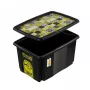keeeper Aufbewahrungsbox mit Deckel Karolina Minions Mosaic, 45 L, Schwarz, 55,5 x 40 x 30 cm