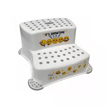 keeeper Zweistufige Bank Igor Emoji Showtime, Weiß, 40x37x21 cm