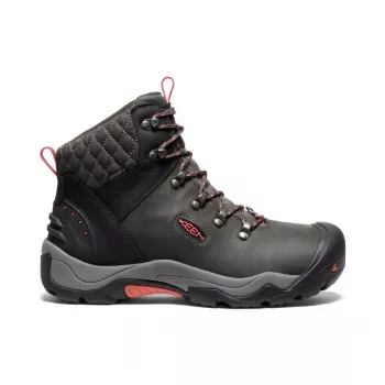KEEN Damen Revel III wasserdichter Winterstiefel, Schwarz/Rose, 8.5
