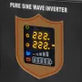 KEMOT PROsinus-1000 Pure-Sinus-Wechselrichter mit Ladefunktion, 12V 230V 1000VA/700W, Schwarz