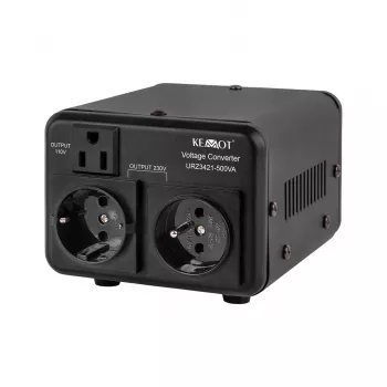 KEMOT Spannungswandler 400 W / 500 VA Step-Up & Step-Down 110V/230V